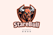 design modern awesome byson, buffalo logo