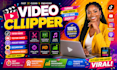 clipper video clipper twitch clipper stream clipper podcast clip video cutter