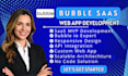 develop bubble io saas mvp, custom web app and no code platform