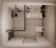 design your small bathroom layout and 3d visualization