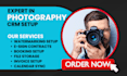 set up photography studio ninja vsco shootq zenfolio shootproof session CRM
