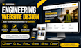 design a professional engineering website for your business