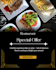 design luxury restaurant social media posts