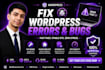 fix wordpress errors, bugs, and critical site issues fast
