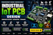 do industrial iot pcb with embedded automation system, with esp32 stm32, pic mcu