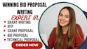 write winning rfp bid proposal writing grant writing and grant proposal