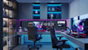 do 3d cgi isometric gaming room and streaming room design
