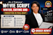 do script editing screenplay editing book formatting for movie script screenplay