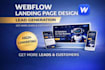 design, clone, redesign website to webflow, figma to webflow