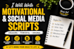 script writing and social media content