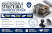 architectural structural engineer pe stamp la, ma, tn plan review building permi