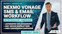 setup nexmo vonage sms marketing automation email integratetion workflow