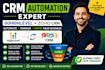 build CRM automation system using gohighlevel and zoho CRM workflows pro