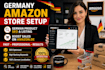 do germany amazon store setup, german amazon product SEO, germany amazon listing