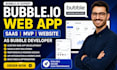build bubble io web app saas mvp bubble website as bubble developer bubble app