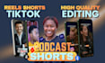 podcast video editing quick delivery
