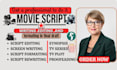movie script writing, screenplay, script writing, screenwriting, youtube script
