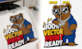 fix ai artwork for dtf dtg print ready vector files