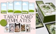 design tarot, oracle cards, deck, box, guidebook and realistic illustration