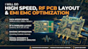 do high speed pcb design, rf pcb layout and emi emc optimization
