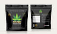 design mylar bag weed pouch and cbd packaging design