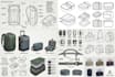create wallet purse clutch handbag tech pack with technical drawings