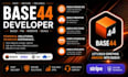 base44 developer, base44 domain dns, base44 migration, base44 bug fixing, stripe