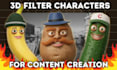 create a custom 3d ar vtuber filter for snap camera and lens studio streaming