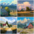 draw cartoon backgrounds, landscapes, scenes, illustrations