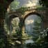 create stunning fantasy background and scenery illustration
