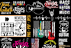 make retro t shirt music guitar logo