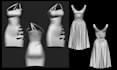 create realistic 3d second life clothing 3d garment mesh outfits fivem sims rigg