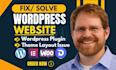fix wordpress issues, elementor errors, woocommerce bugs and wpml problem fast