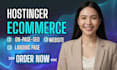 build hostinger ecommerce hostinger website redesign SEO hostinger landing page