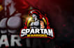 design amazing mascot, war, spartan logo