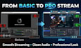 setup obs studio for twitch youtube tiktok with overlays alerts