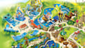 design 2d game map illustration city map 2d game UI medieval map board game map