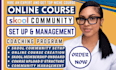 do skool community setup business coaching course content and course curriculum