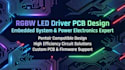 do compatible rgbw led driver pcb with power management and embedded controller