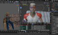create 3d character modeling, cartoon characters and 3d rigging with blender