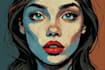 do digital handrawn wpap pop art