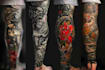 create a tattoo design for leg sleeve