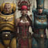 make a warhammer 40k character art