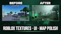 do roblox texture art, asset reskinning and visual style polish