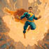 create an amazing superhero or fantasy comic illustration