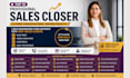 sales development representative appointment setting sales closer for b2b sales