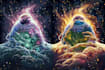 draw cosmic space illustration