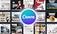 be your canva graphics designer by design amazing templates