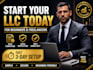 form your single member llc for startups, start llc business and beginners