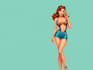 design pin up art for any purpose